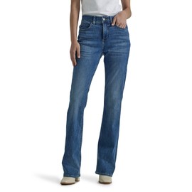Lee Petite Ultra Lux Comfort con Flex Motion Bootcut Jean para Mujer, índigo Facet, 36 Chiquita