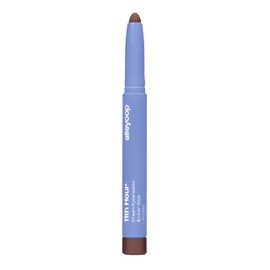ALLEYOOP 11th Hour Waterproof Cream Eyeshadow Stick – Long-Lasting Eye Shadow Pencil & Eyeliner, Cream to Powder Stick & Highlighter – Smudge-Proof Eyeshadow Matte, Go Cocoa Matte
