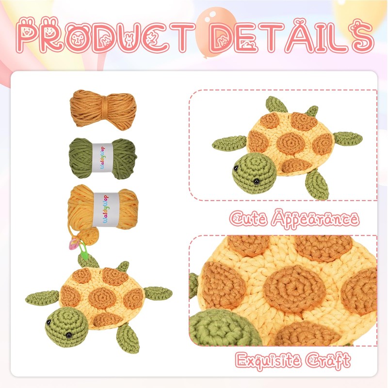 Cosmeria Crochet Set for Beginners with All Materials, Includes Instructions