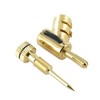 Gold Plated Locking Lockable Banana Plugs Up to 9 AWG