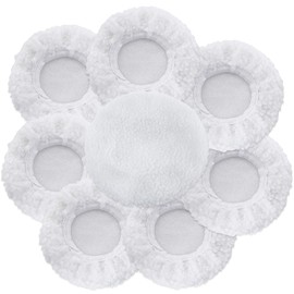 OTUAYAUTO 8PCS 7 Inch to 8 Inch Polishing Bonnets - Woolen Car Buffing Bonnet, Orbital Buffer Bonnet for Most Automotive Polishers