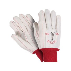 Gizzly Gloves Super Oil Rigger 22 Ounce | Canvas Heavy Duty Work Glove for Men and Women | Large | Single Pack