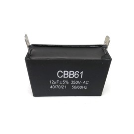 11.5uF 12uF 12.5uF Generator Capacitor Generator AVR Cbb61 12 Uf 50 60hz 350v Ac Pin Style