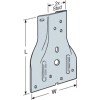 Simpson Strong-Tie SP1 Stud Plate Connector (50/Box)