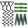 FCENDS Tree Stake Kit, Heavy Duty Spiral Tree Stakes and