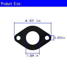 Universal Pump Flange Gasket Kit - EPDM Seals Replacement for Various Liquid Pumps & Pressure Systems (4pcs)