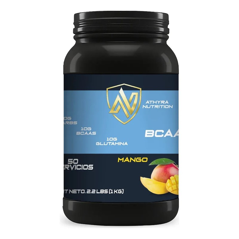 Bcaas Glutamina Athyra Nutrition 1 Kg 50 Servicios