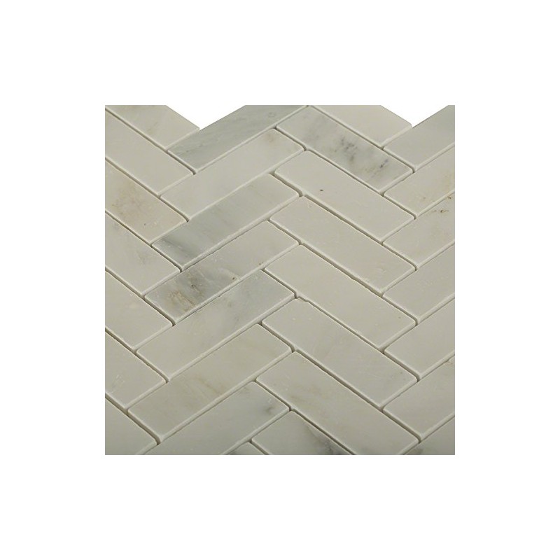 Splashback Tile ORIENTAL HERRINGBONE Oriental Sculpture Herringbone 12" x 8mm