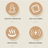 Smart Coffee Warmer Type C Interface Constant Temperature Auto Stirring