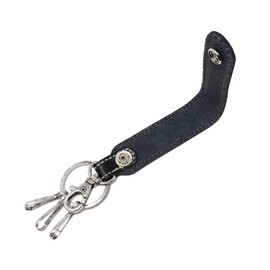 H.N.Z Native American Leather Men's Key Chain Concho Kokopelli Keychain Cowhide Belt Loop nlab-003, Natural
