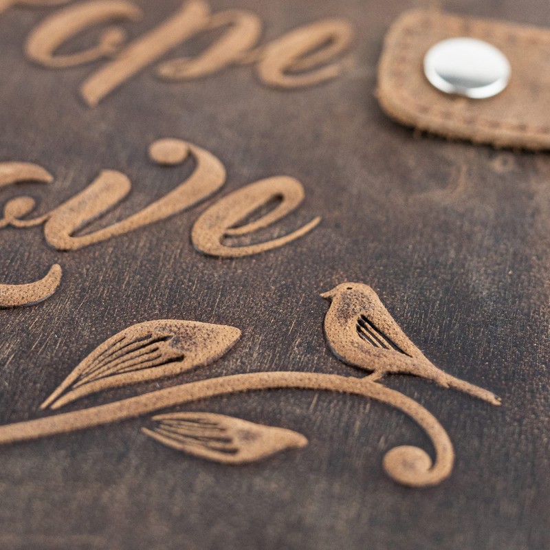 moonster Leather Journal Refillable Notebook – Vintage Handmade Leather Bound