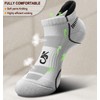 KEMISANT Trainer Socks 6 Pairs Men's Running Socks Ankle Socks
