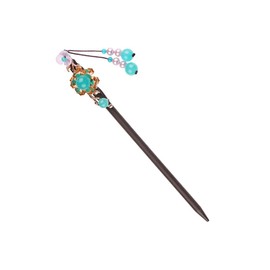 FRCOLOR Ethnic Style Tassel Hair Bun Stick Hairpin Chinese Hair Chopstick Durable Skin Friendly for Women