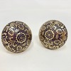 Moroccan Blue & Gold Round Drawer Knob Cupboard Pull Drawer
