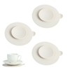 3 PCS Table Suction Cup Pad Professional Tableware Sucker Silicone