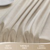 Softalker Round Table Cloths Wipe Clean Cream Tablecloth 150 cm