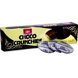 6-Packs Fibisco Choco Crunchies. 200g ea