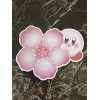 Kirby Cherry Blossom vinyl car decal 3 x 3 inches