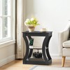 MAHANCRIS End Table with Charging Station, Side Table with USB