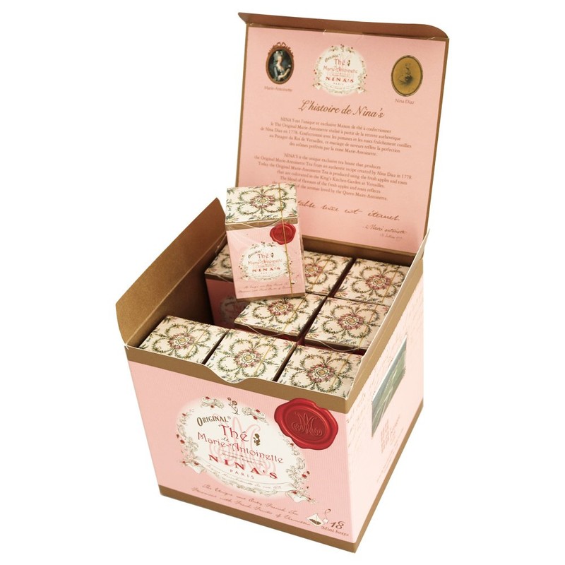 France souvenir NINA'S (Ninasu) Marie Antoinette tea bag BOX