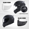 JQF Gear Full Face Motorcycle Helmet WS-607 DOT Approved Motorbike