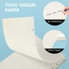 90 Sheets A5 6 Ring Blank Paper Binder Refills, Blank