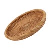 Rattan Fruit Tray Hand Woven Elegant Traditional Natural Rattan Serving
