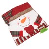 Xmas Dinner Chair Back Covers Easy To Install Soft Anti