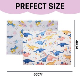 Baby Toddler Pillowcase - 2 Pack Soft Cotton Baby Pillow Cover for Boys Girls Kids for Sleeping - Envelope Closure Toddler Travel Pillowcases Machine Washable