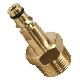 High Pressure Washer Adapter Brass M22 Pressure Washer Plug Threaded Hose Adapter Quick Connect for K-Series Garden Gun Hose Pipe Convert Tool