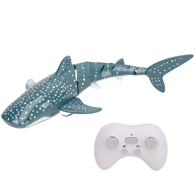 RC Shark Toy Pool Boat Toy High Simulation Light Effect