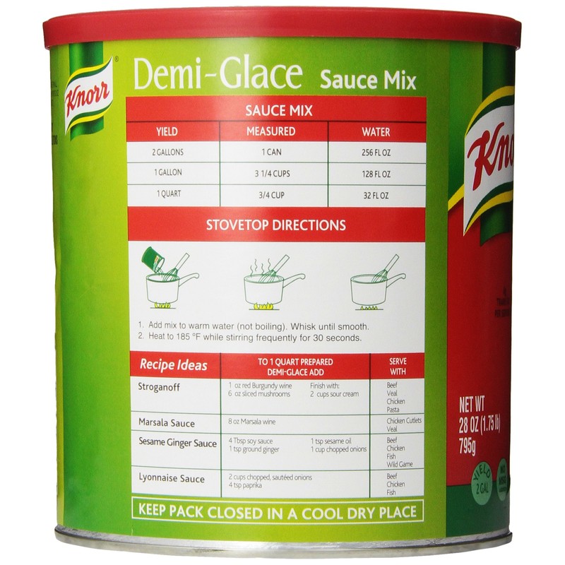 Knorr Demi-Glace Sauce Mix, 28 Ounce Canister