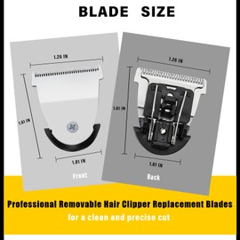 Replacement Blade 2111 Compatible with Wahl 8841, 8143, 8700 - Part for Professional Hair Clipper (2 Pack)