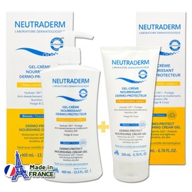 Nutraderm Nourishing Gel Cream 400ml+200ml Total 600ml Dermo Protect Gel Cream / 뉴트라덤 너리싱 젤크림 400ml+200ml  총 600ml 더모 프로텍트 젤 크림