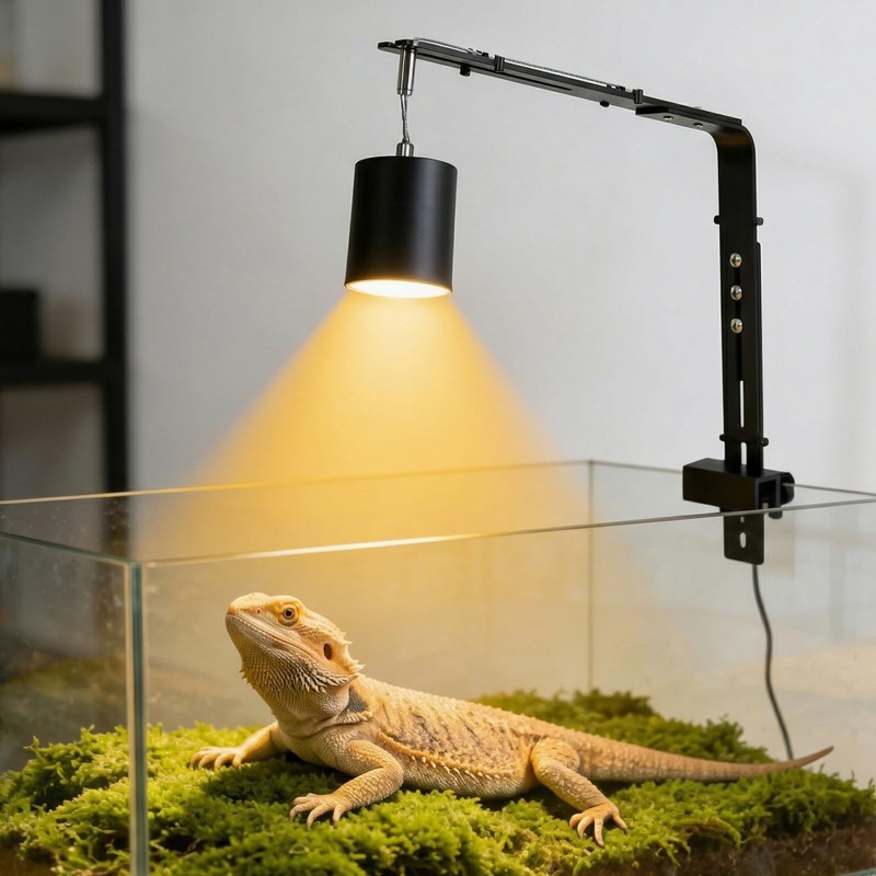 MEKOTRIN Adjustable Aquarium Light Bracket, Universal Aquarium Light Stand for