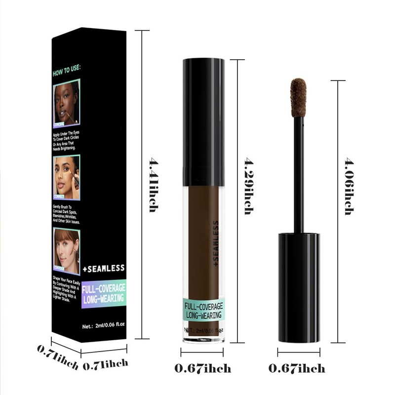 QIDSTERS Liquid Concealer for Older Women, Under Eye Brightener Full