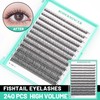 Bodermincer Bodermincer Eyelashes Clusters 10-12-14mm Mixed/12-14-16mm Mixed/14-16-18mm Mixed/16-18-20mm Mixed Nature
