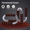 FOCUHUNTER Iron Core Athletics Push Up Bars, Strong Steel Push