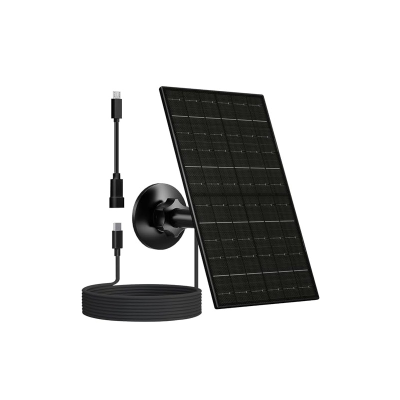 Zivif 7W Solar Charger for Security Cameras - IP65 Waterproof