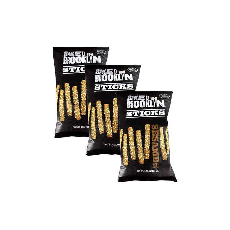 Baked in Brooklyn Sticks Certified Kosher - Sesame - Pack