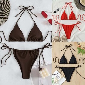 2023 New Plus Size High-Waisted Bikini, Free Size, Aliexpress Export Stock Waist S/Blue 5ea