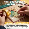 YINTTIAN Ultra-Thin PET Double Sided Tape for Crafts, 1 Inch