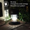 pearlstar Solar Lanterns Outdoor Hanging Solar Lights with Handle for