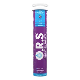 O.R.S Sport Hydration Tablets with Electrolytes, Vegan, Gluten and Lactose Free Formula – Soluble Sports Oral Rehydration Tablets with Natural Orange Flavour, Low Calorie, Adult & Children, 20 Tablets