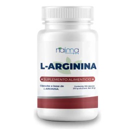 Arginina 500mg 100 Cápsulas Por Frasco
