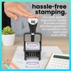 ExcelMark Heavy Duty Self-Inking Date Stamp (Blue/Red, Received)