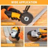 Hoteche 4-1/2-Inch Angle Grinder 6.3-Amp Compact Metal Cutting & Grinding