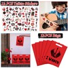 110PCS Rock and Roll Party Favors, Rock Star Supplies Decorations
