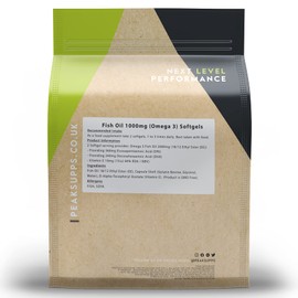 Omega 3 Fish Oil 1000mg - 90 Softgels - 18% EPA and 12% DHA Per Serving