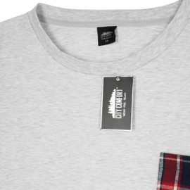 CityComfort Mens Pyjamas Set, Warm Teenagers Loungewear Winter Nightwear Long Sleeve PJs, Birthday Xmas Gifts for Men (Grey, L)